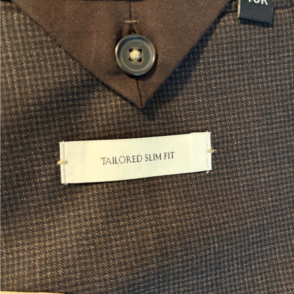 Banana Republic Rich Brown Luxury Suit 100% Wool - Picture 9 of 11